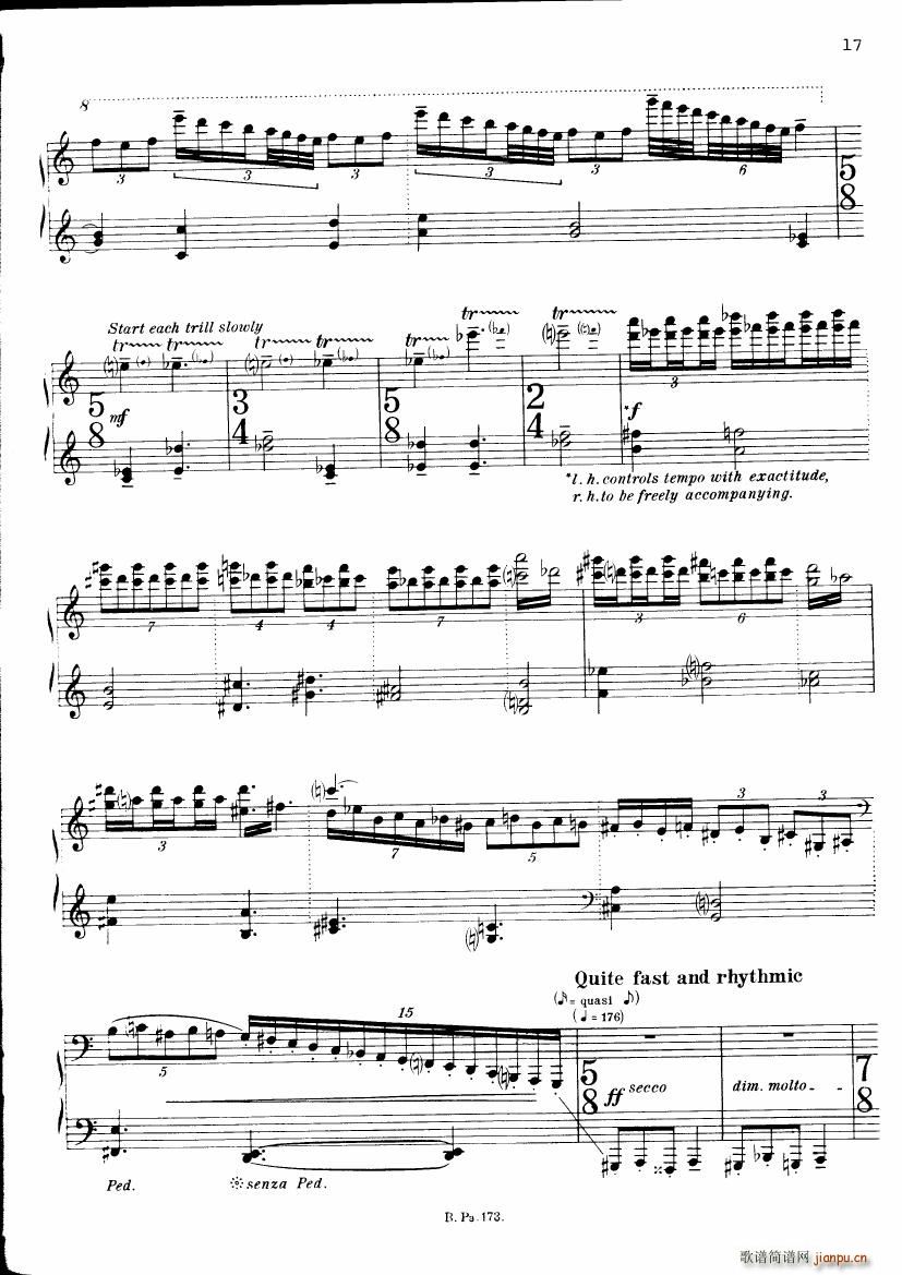 Copland Piano Fantasy(V)14