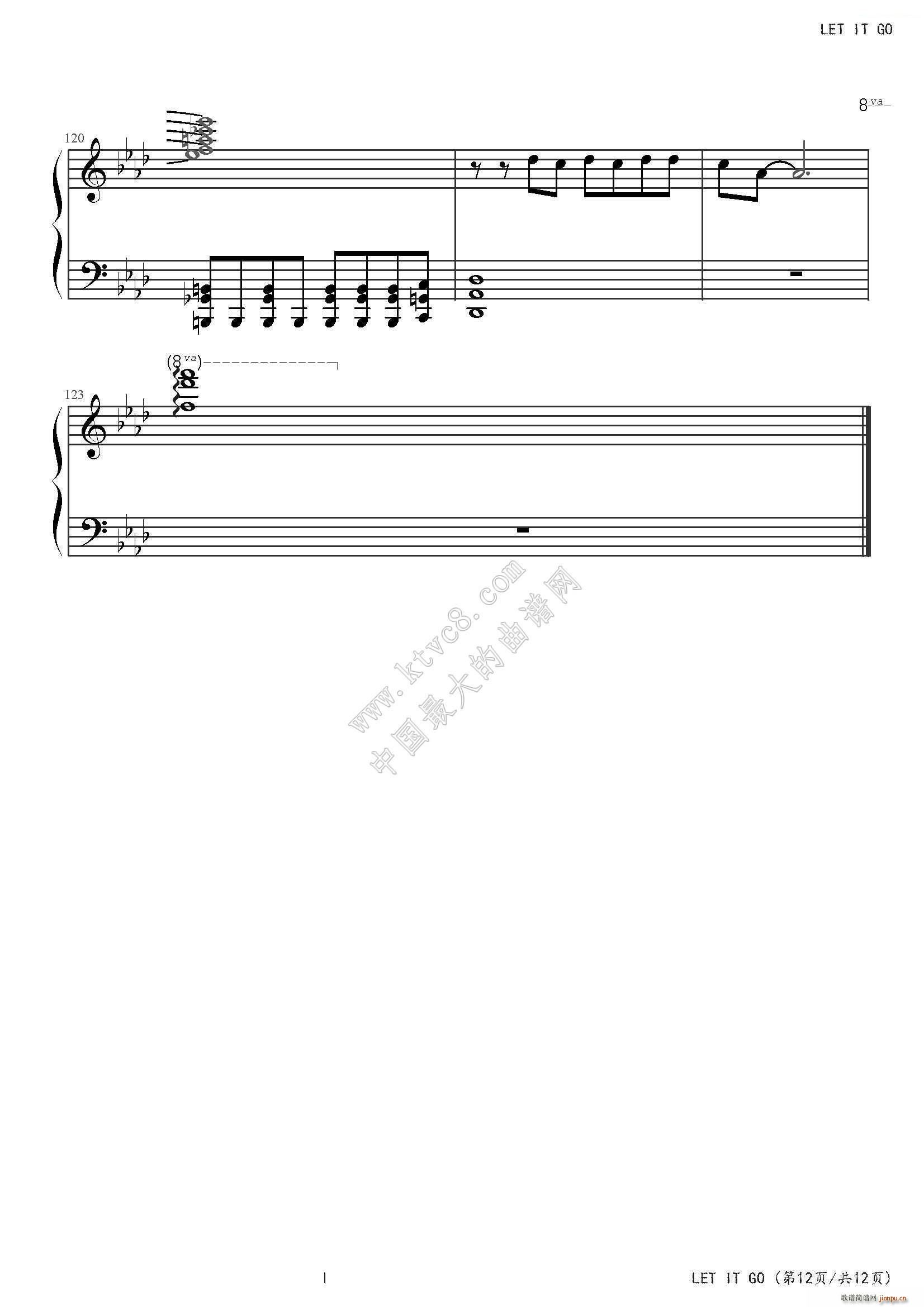 LET IT GO FROZEN(V)12