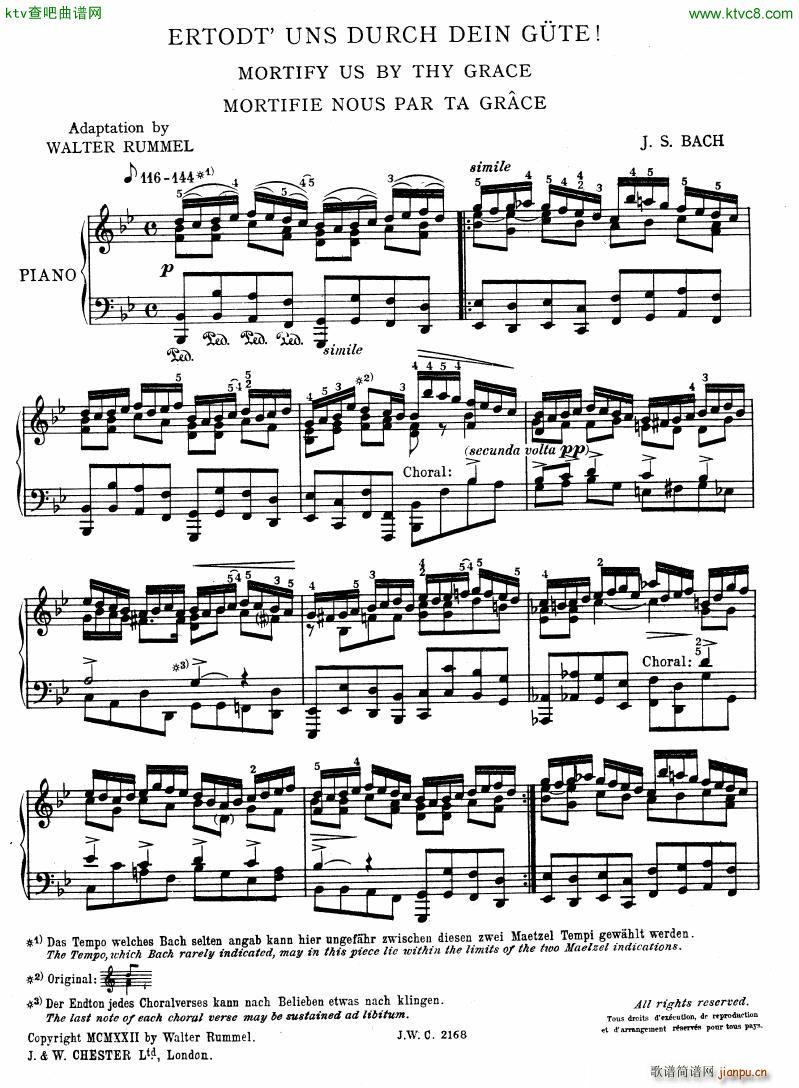 Bach Rummel Transcriptions(V)7