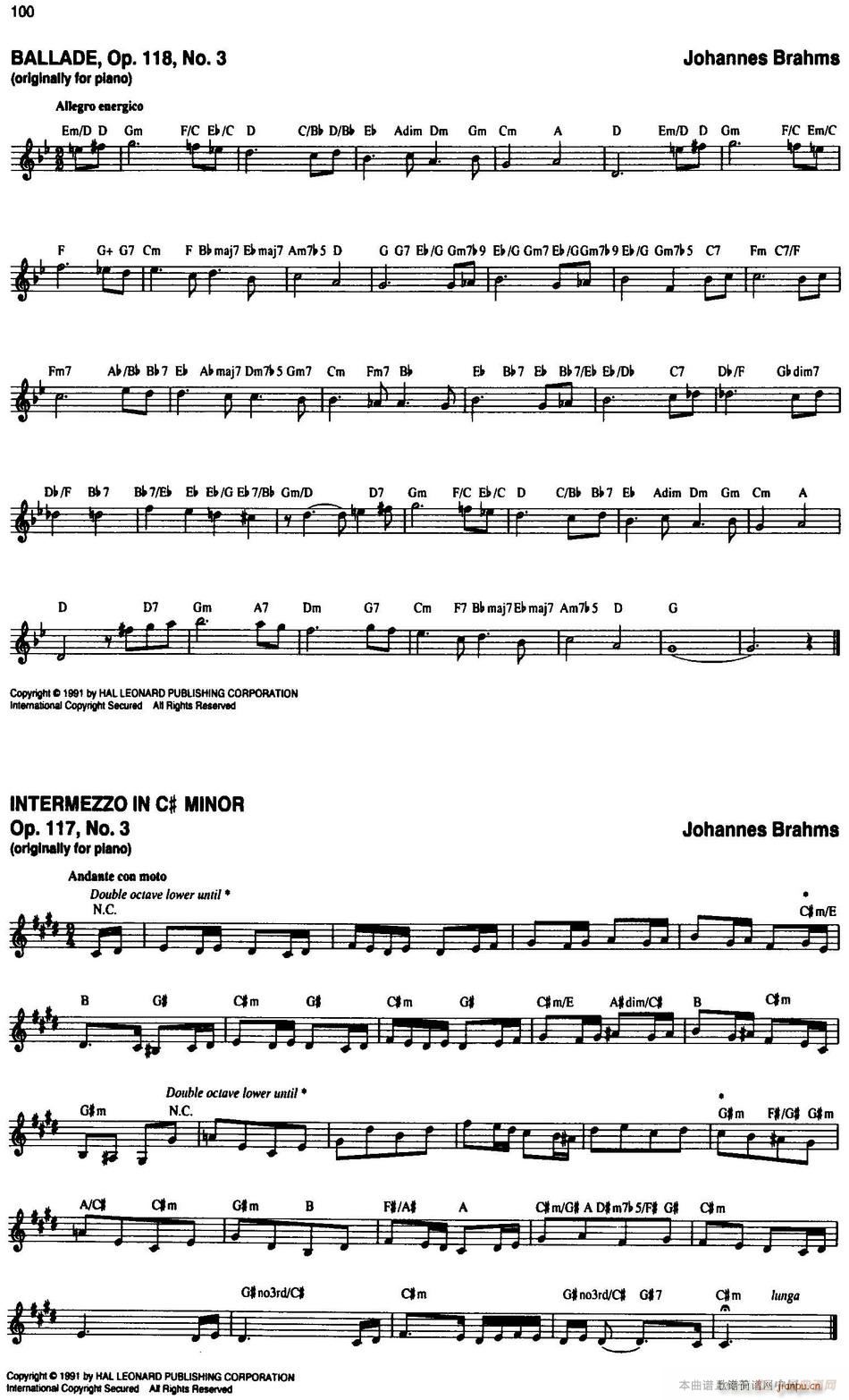 The Real Little Classical Fake Book P81 100(ʮ�ּ�����)20