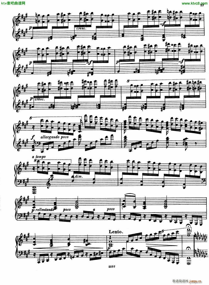 Glazunov Theme et Variations Op 72(V)17