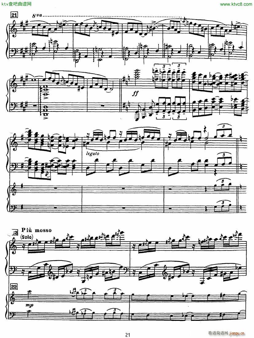 Rhapsody in Blue in Bb major Duet(V)21