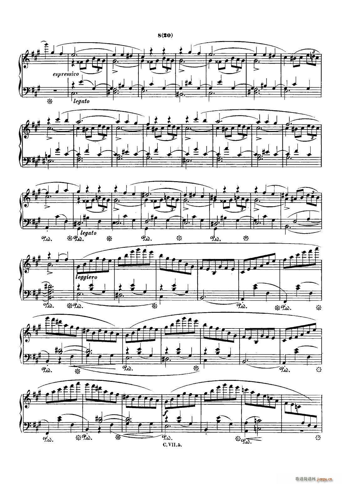 Ф Co Chopin Scherzo No 2 bС{ Op 31(V)7