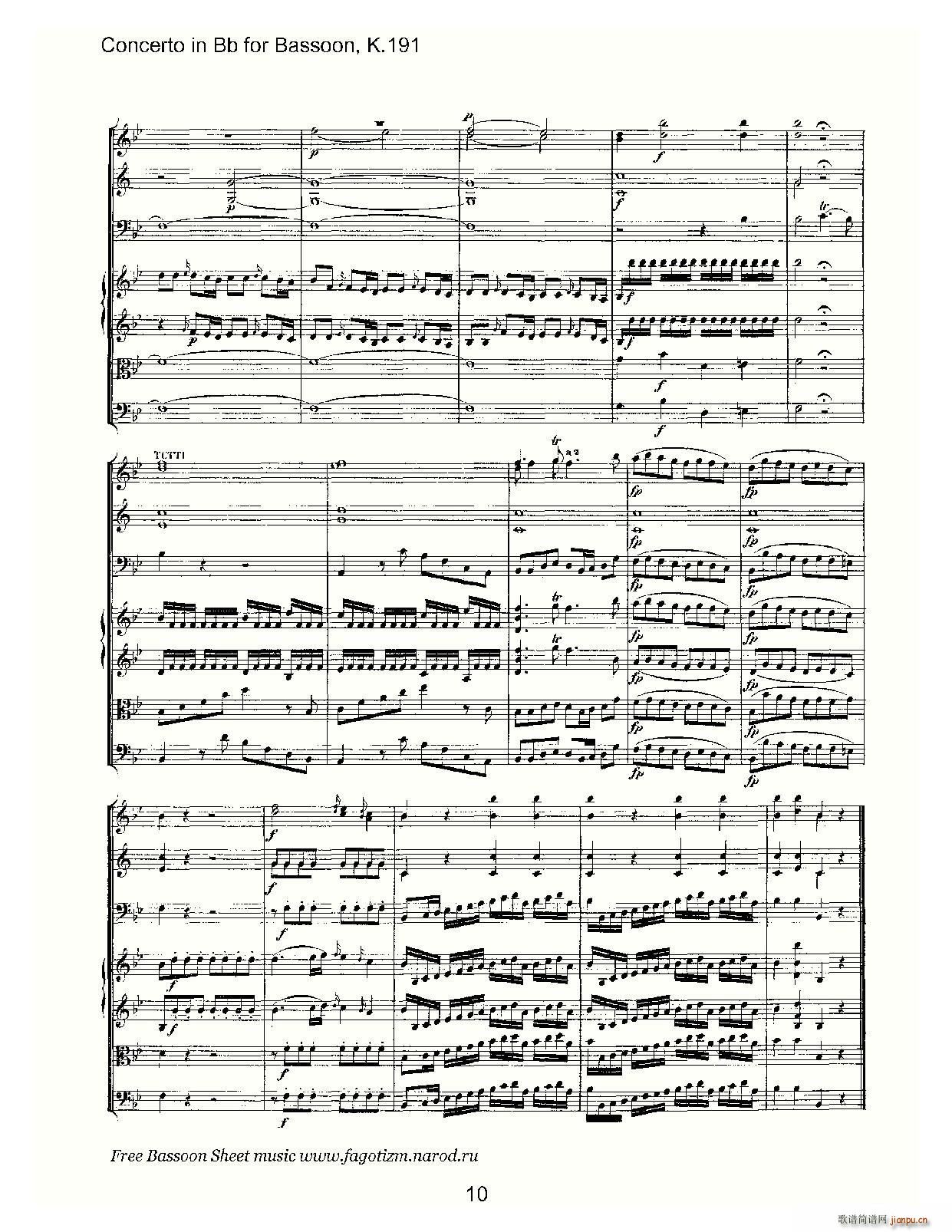 mozart score Ī(V)10