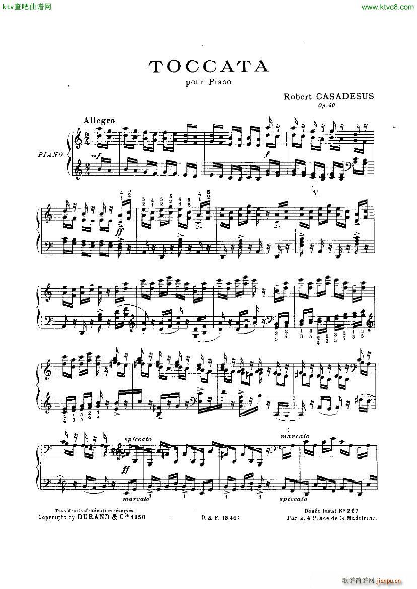 Casadesus Toccata(V)1