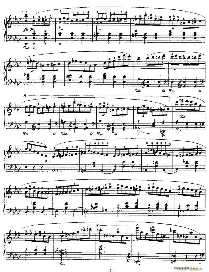 valse brillanteOp.34, No.1(ʮּ)8