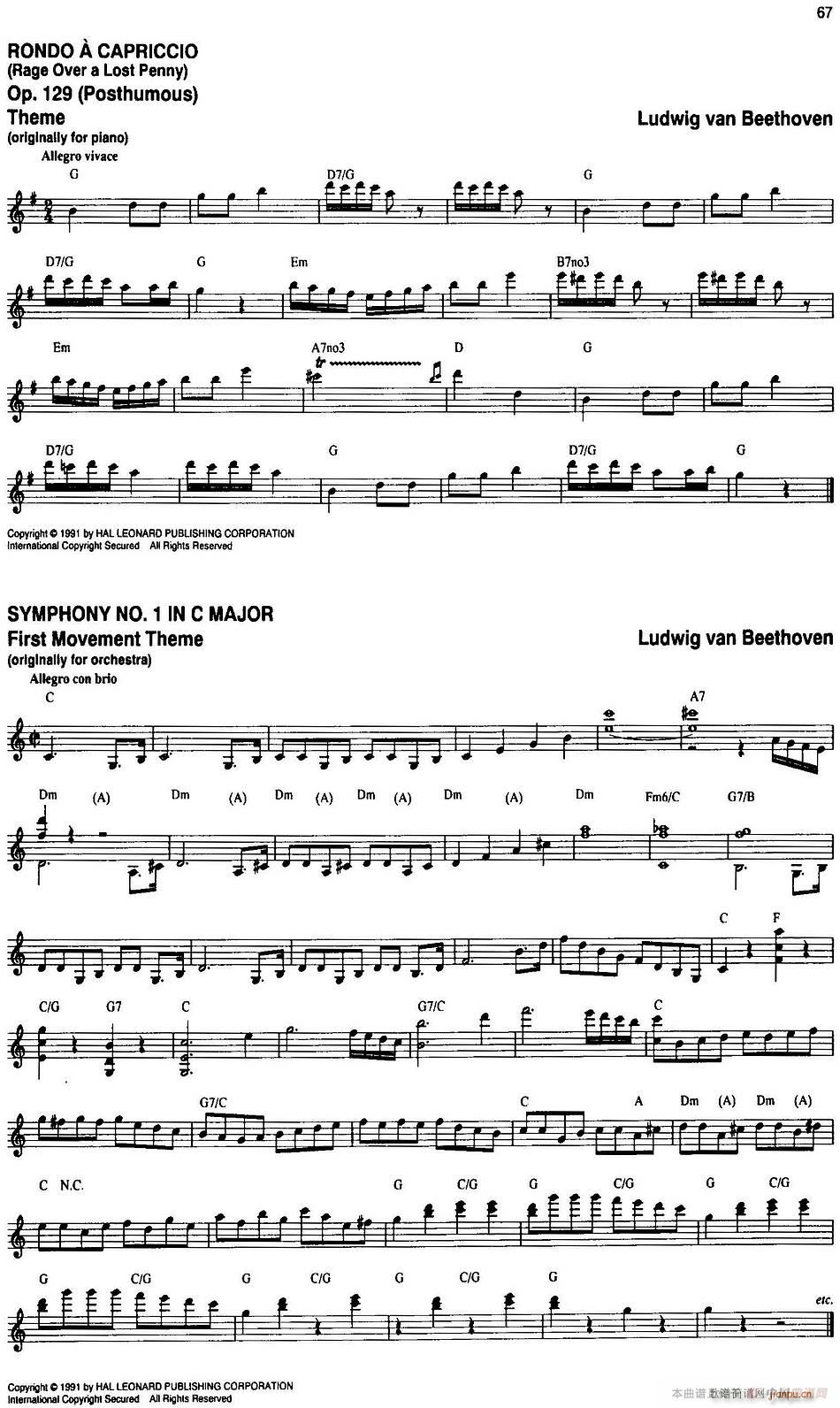 The Real Little Classical Fake Book P61 80(ʮ�ּ�����)3