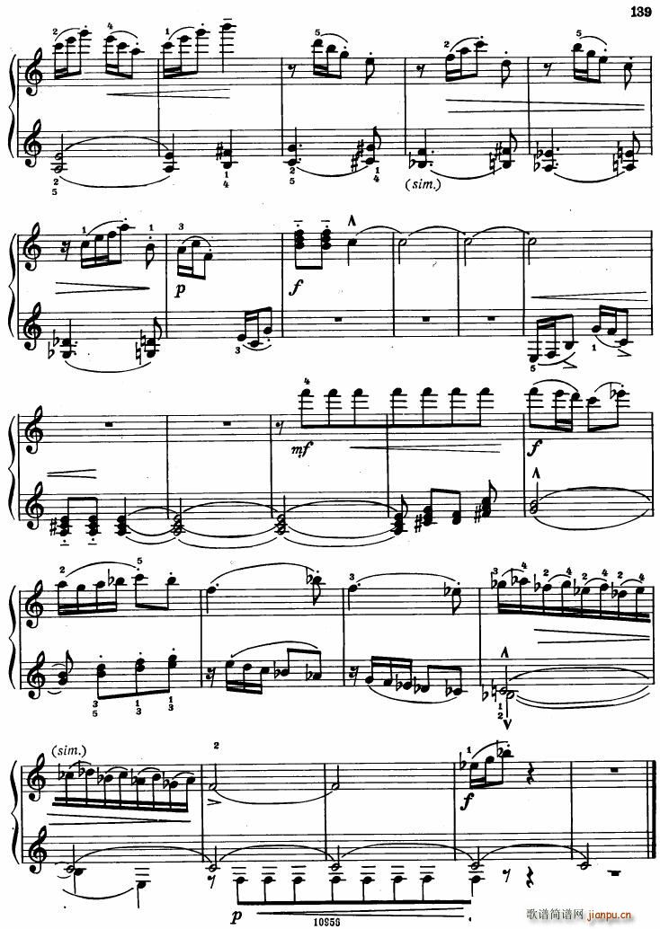 Bartok SZ 107 Mikrokosmos for Piano 122 139(V)31