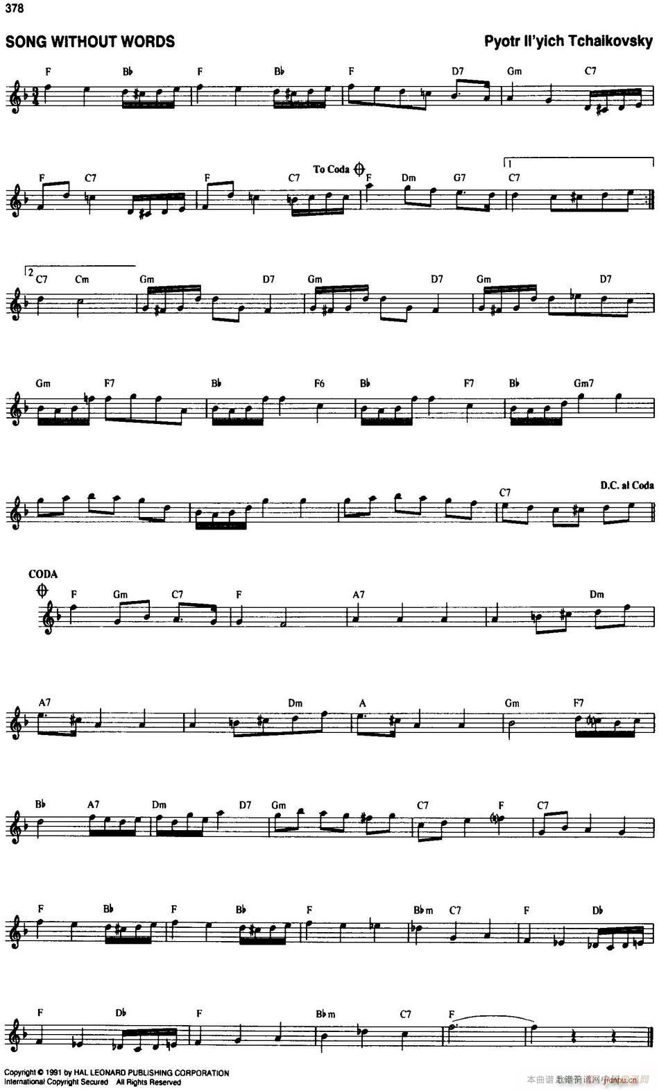 The Real Little Classical Fake Book P361 380(ʮ�ּ�����)18