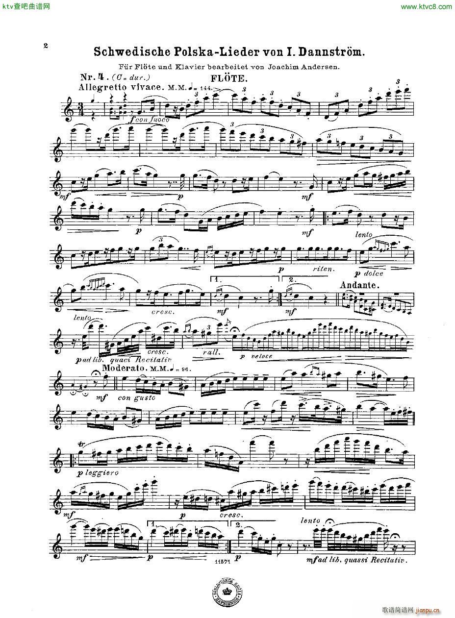 Andersen op 50 Schwedische Polska Lieder(V)24