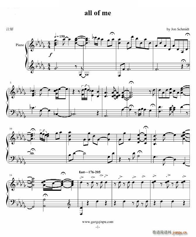 all of me by Jon Schmidt(V)1