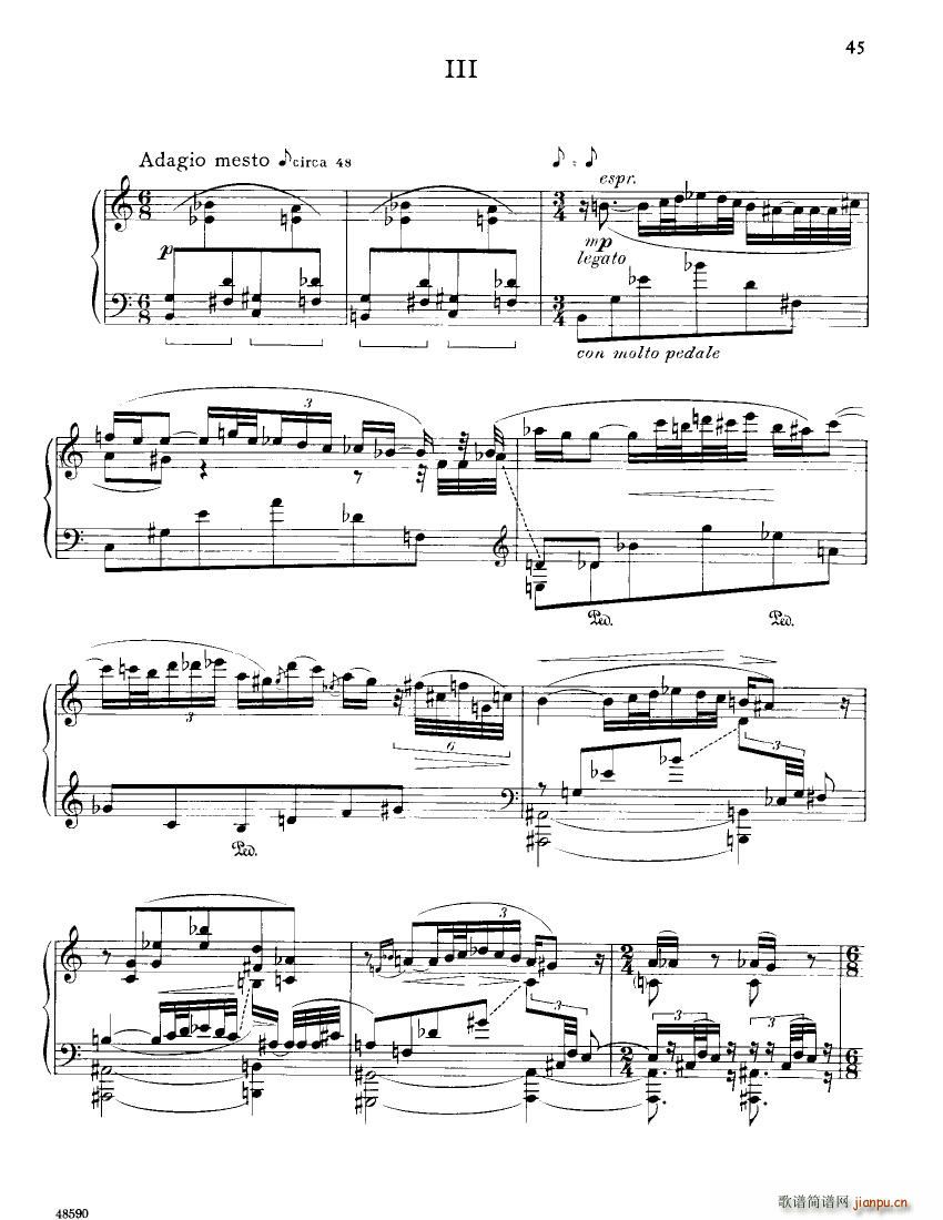 Barber op 26 Piano Sonata(V)23
