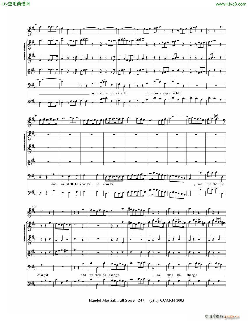 G F Handel Messiah Open Score (V)6