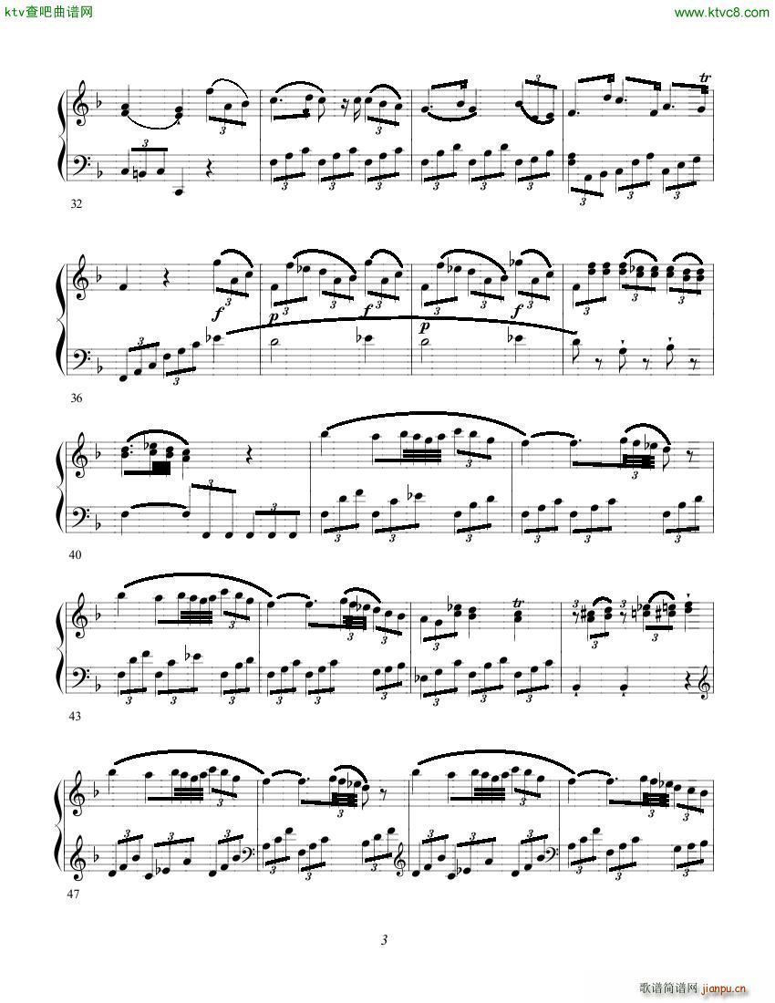 Clementi op 1a No 1 Sonate F major(V)3