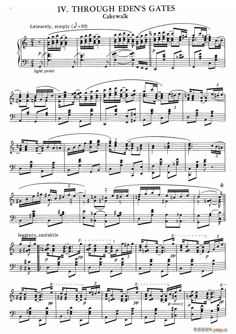 Garden of Eden 4 Rags for Piano(V)19