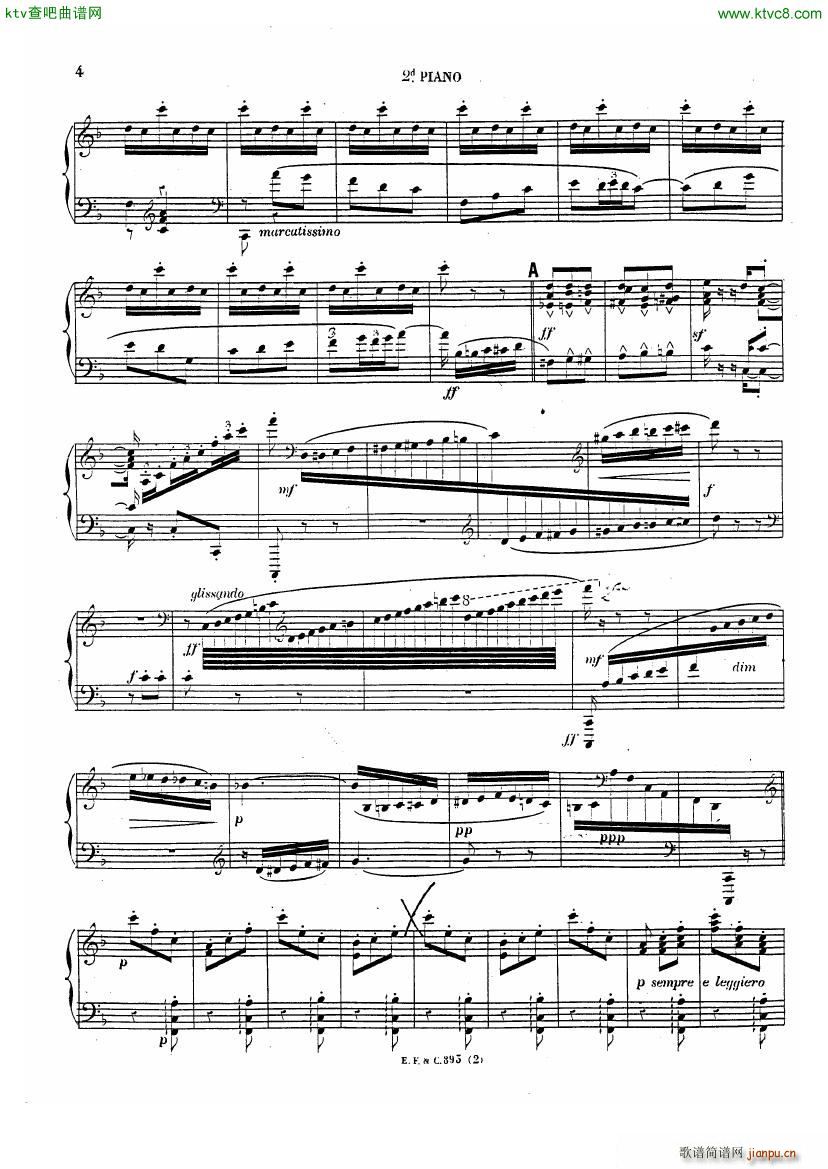 Chabrier Espana for two pianos(V)18