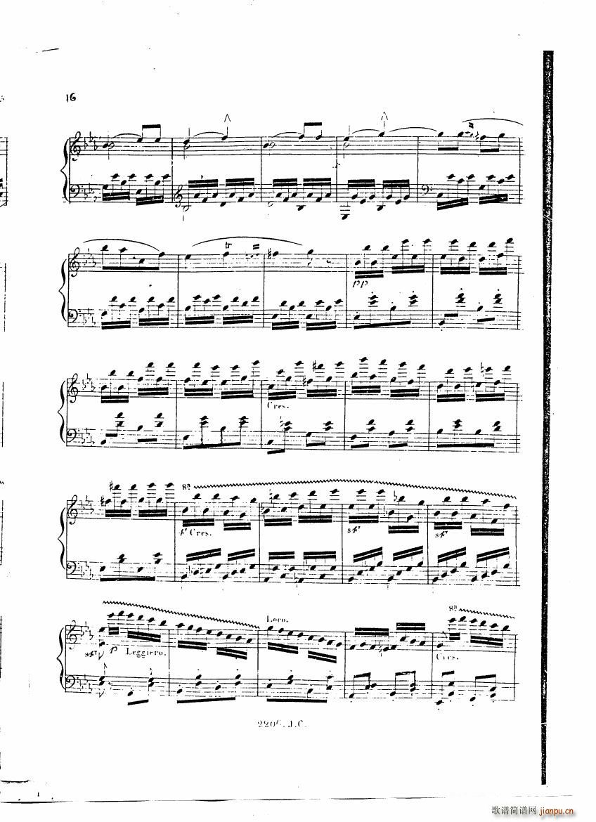 Czerny Variations brillantes(V)15