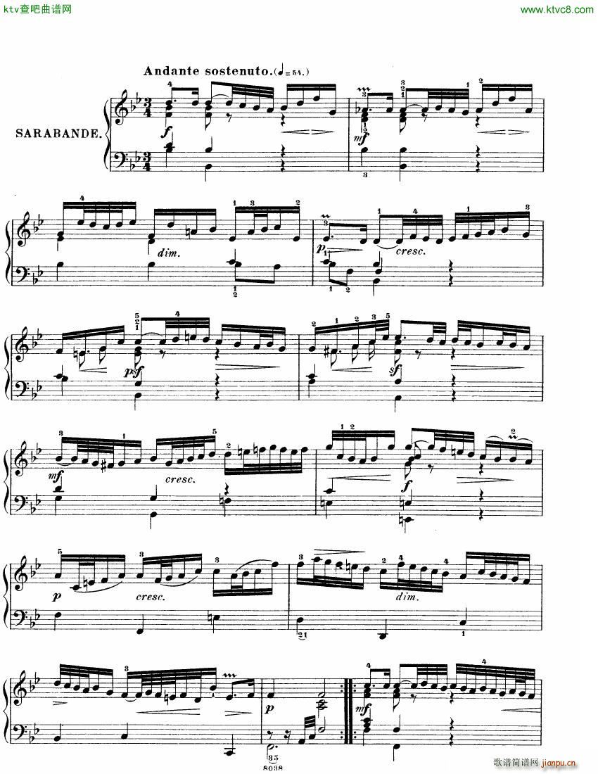 Bach JS BWV 825 Partita no 1 in Bb(V)9