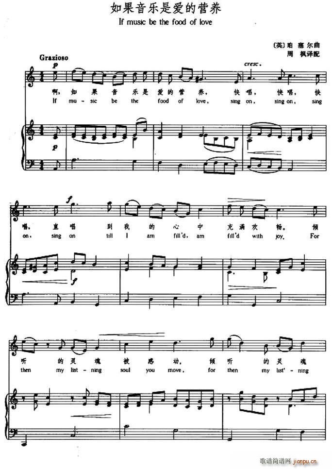 Ӣ (l )ǐ(i)ĠI(yng)B If music be the food of love Č(ʮּ)1