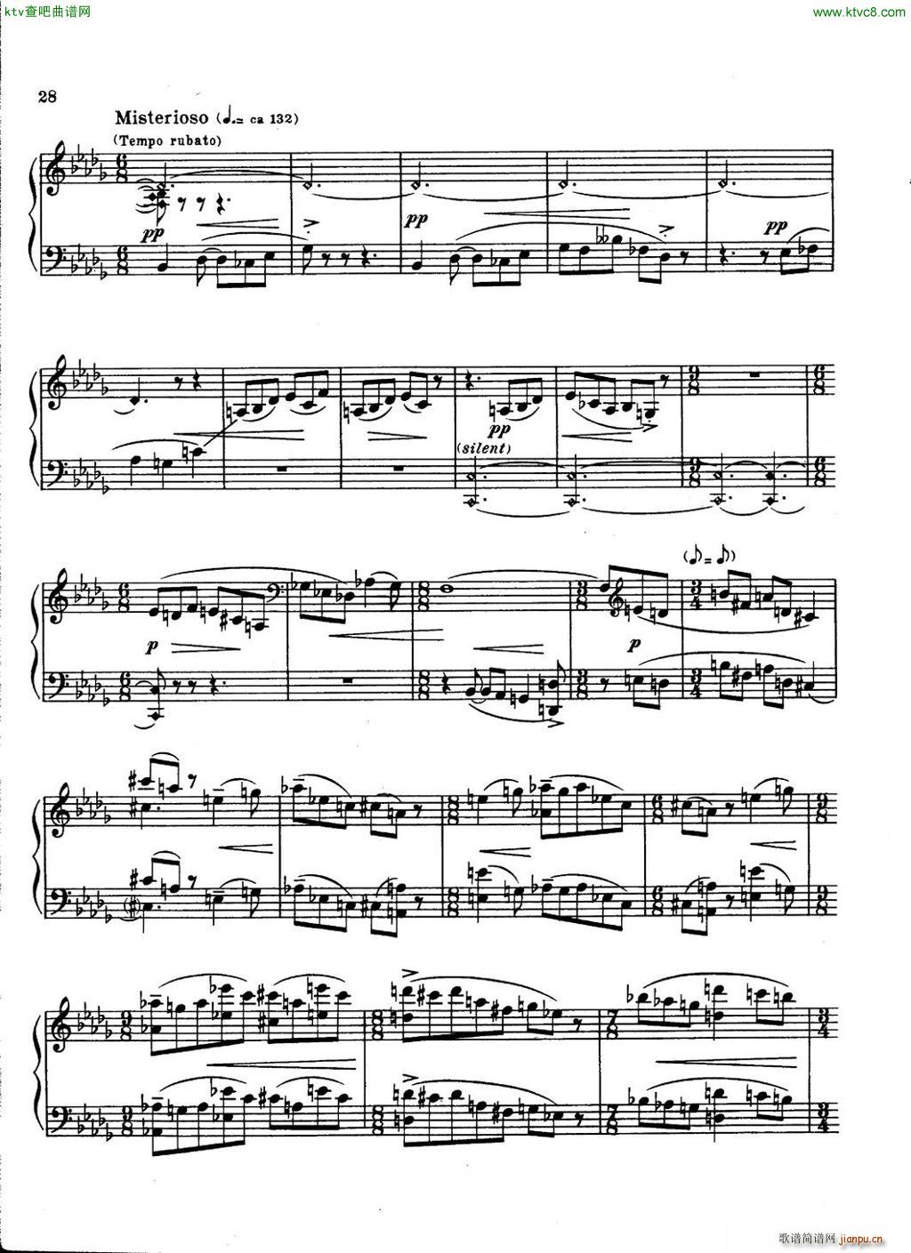 Carter Piano Sonata(V)28
