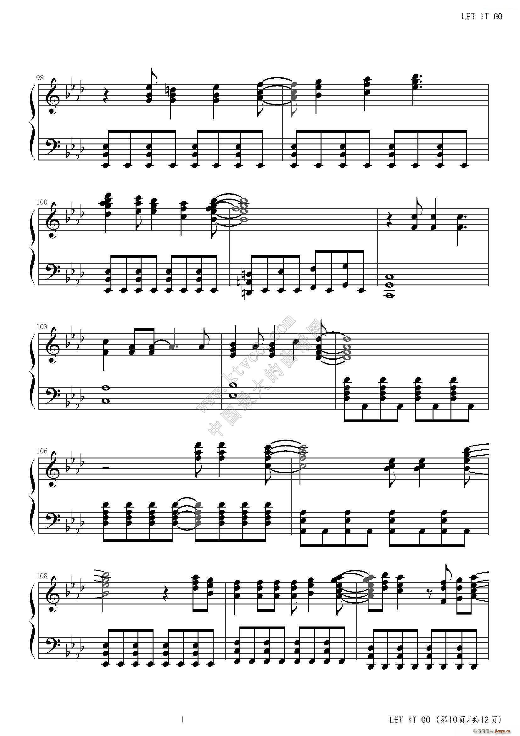 LET IT GO FROZEN(V)10