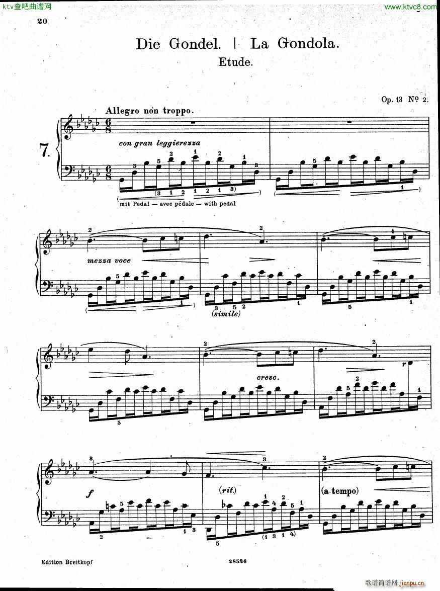 Henselt Piano Solo Album(V)19