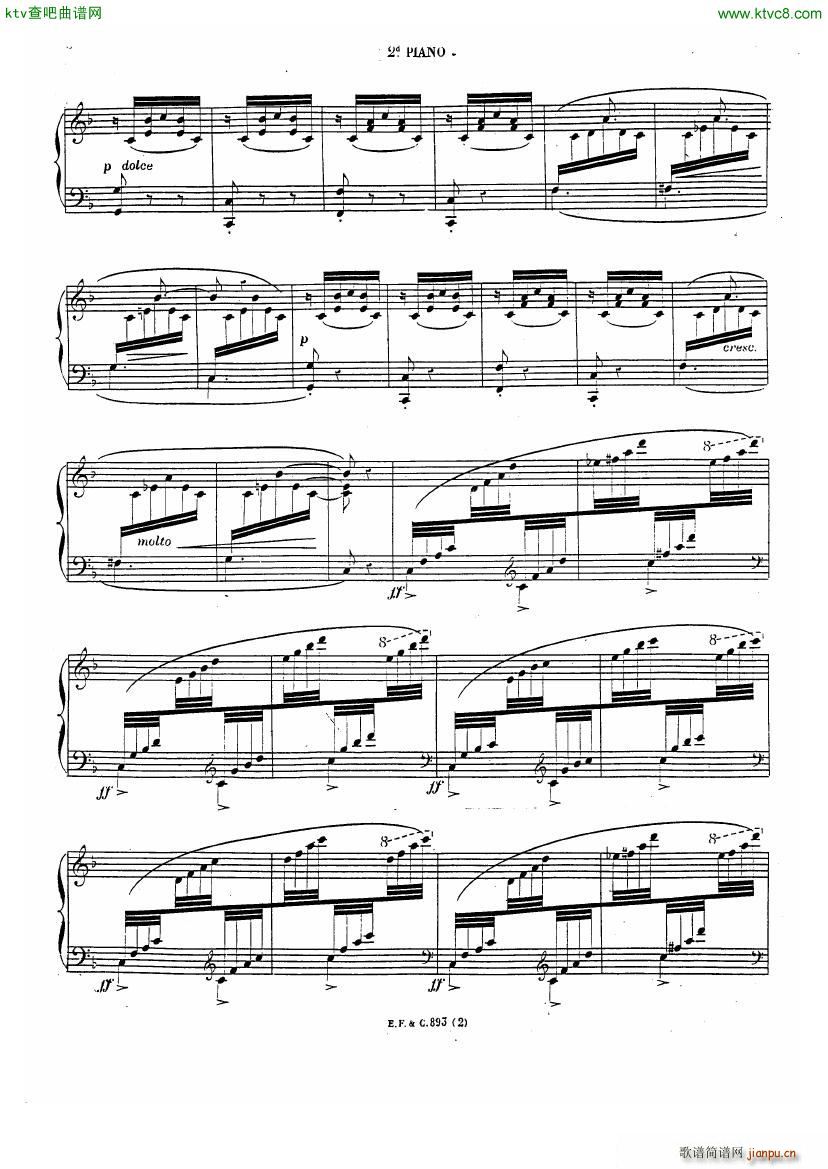 Chabrier Espana for two pianos(V)20