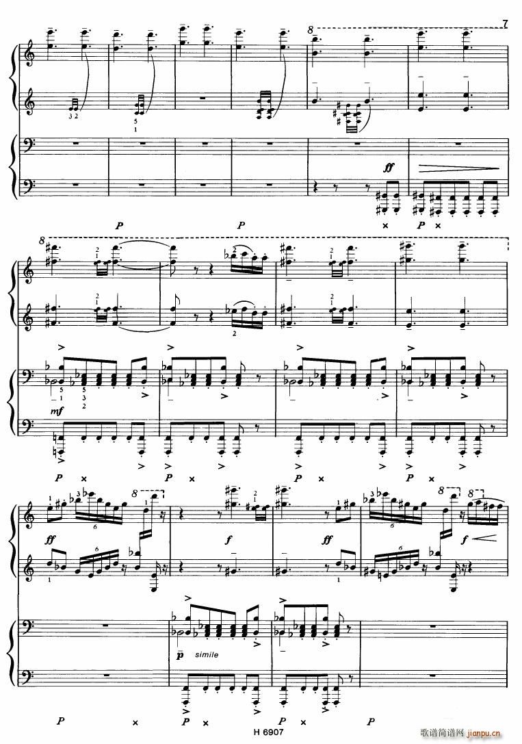 Barton Sonatina for 4 hands(V)7