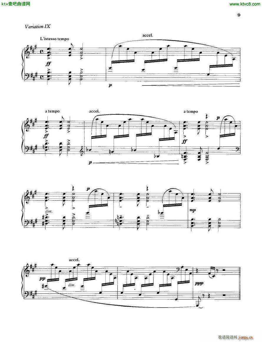 Britten 12 Variations(V)9