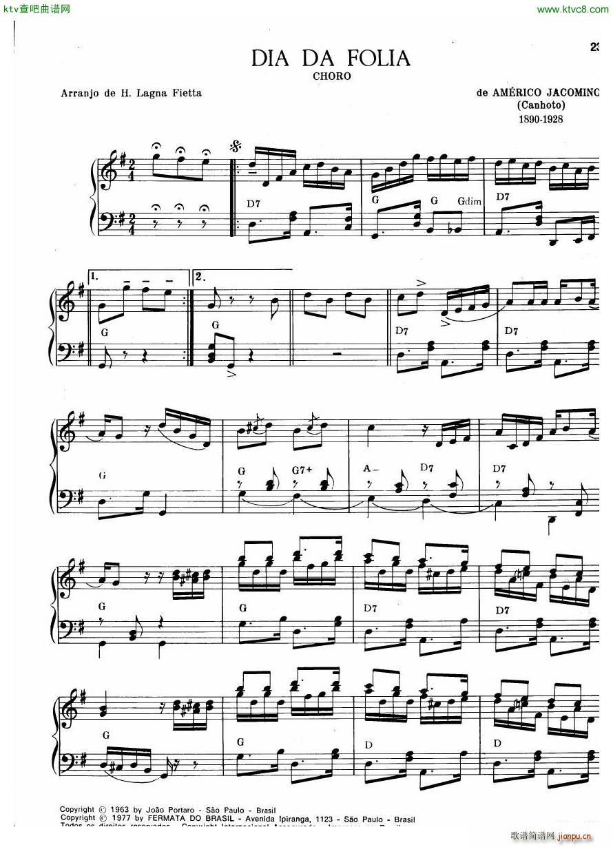 Centenrio do Choro Vol 1 20 Choros Para Piano(V)22