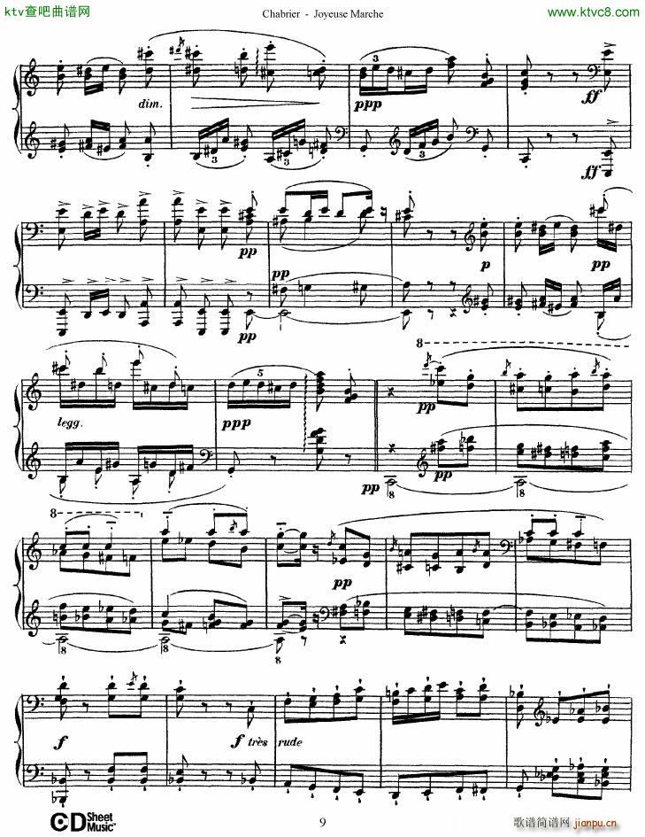 Chabrier Joyeuse Marche(V)9