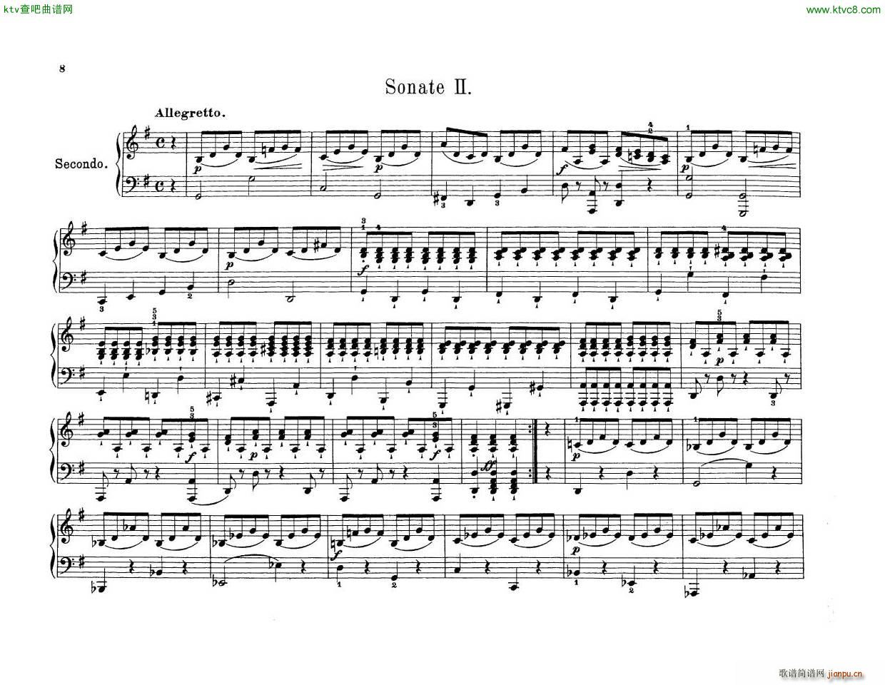 Anton Diabelli Sonates Mignonnes Op 150 Rondeau(V)11