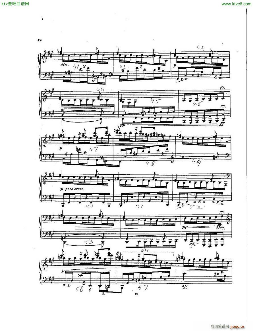 Antipov op 1 Trois Etudes(V)11