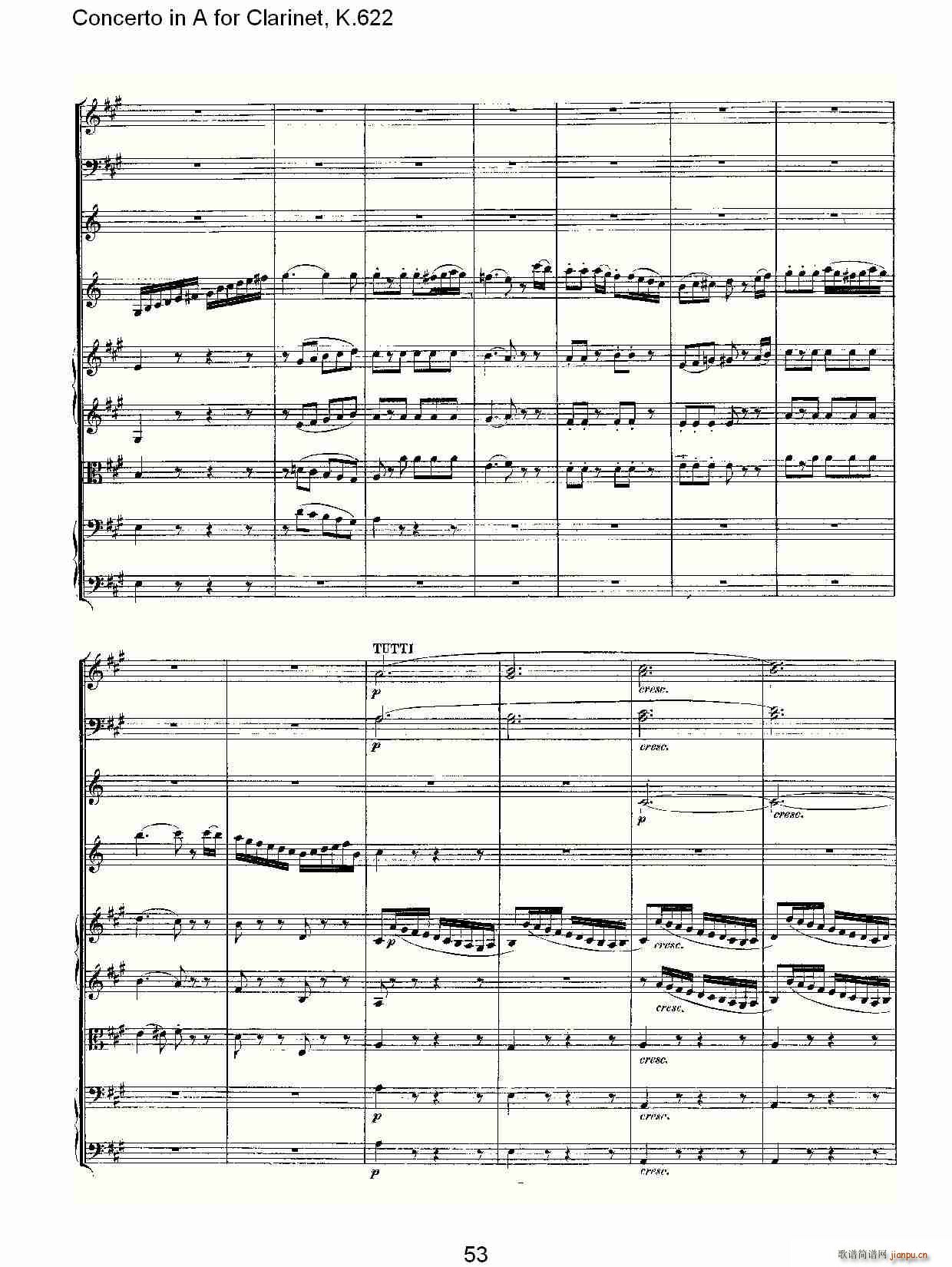 Concerto in A for Clarinet, K.622(λɹV)25