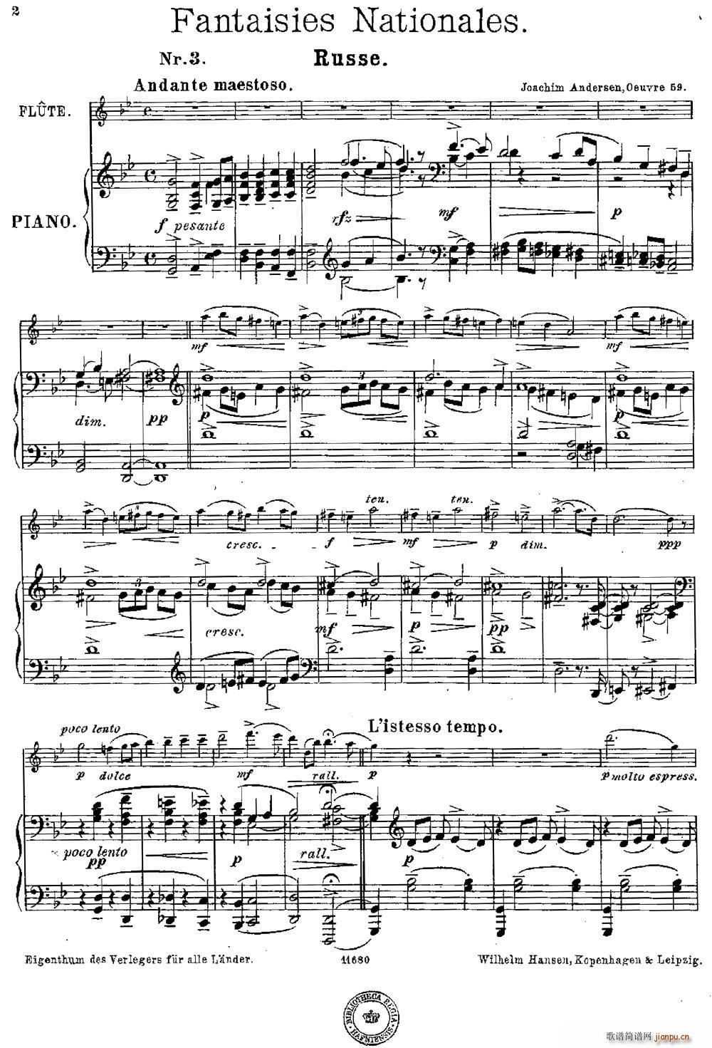 Fantaisies nationales Russe Op 59 No 3 L(chng) ٰ(V)1