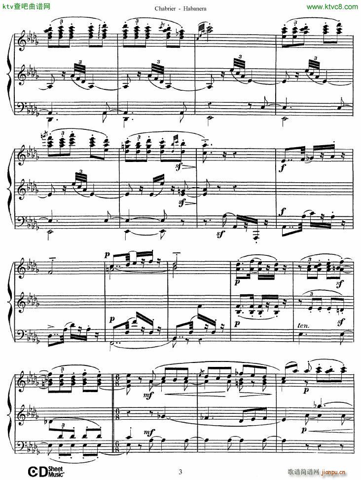 Chabrier Habanera(V)3