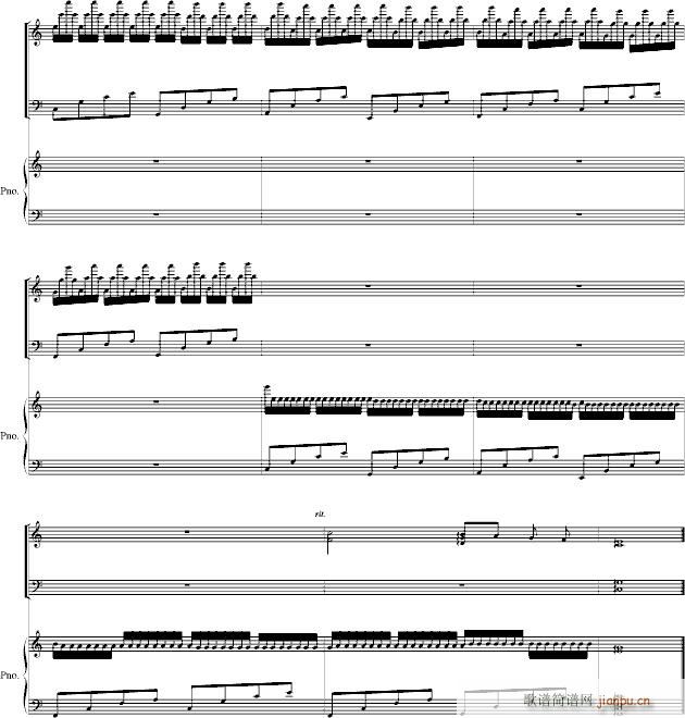 Double Canon in C(V)5