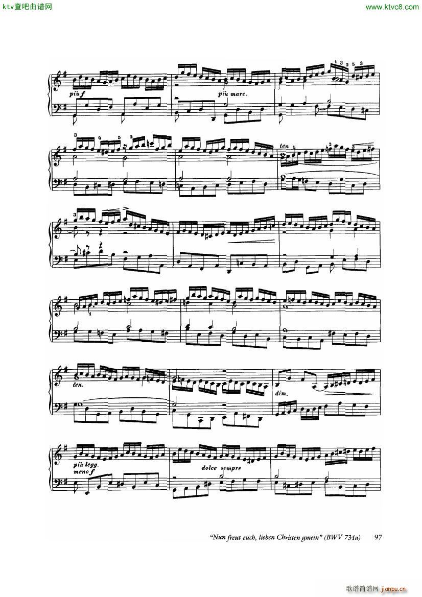 Bach Busoni Ten Chorale Preludes(V)11