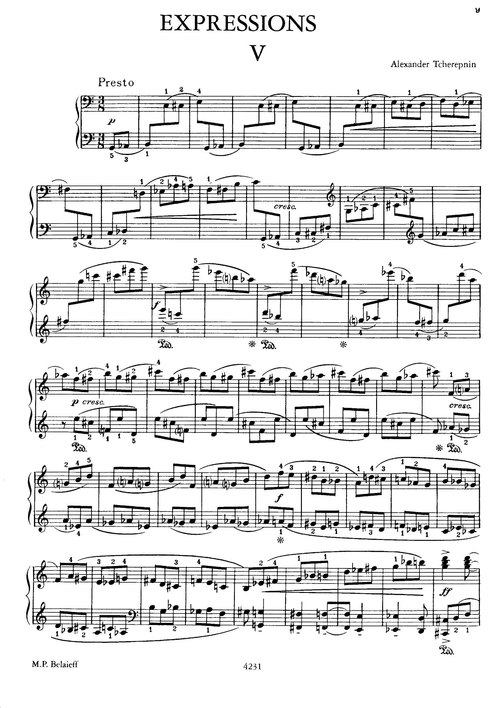 Expressions F 5(V)1