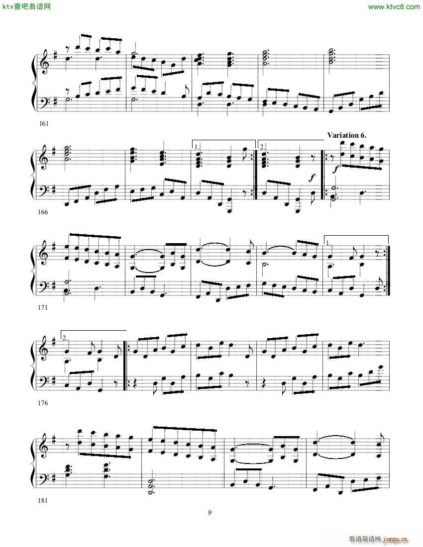 Clementi op 1a No 3 Sonate G major(V)9