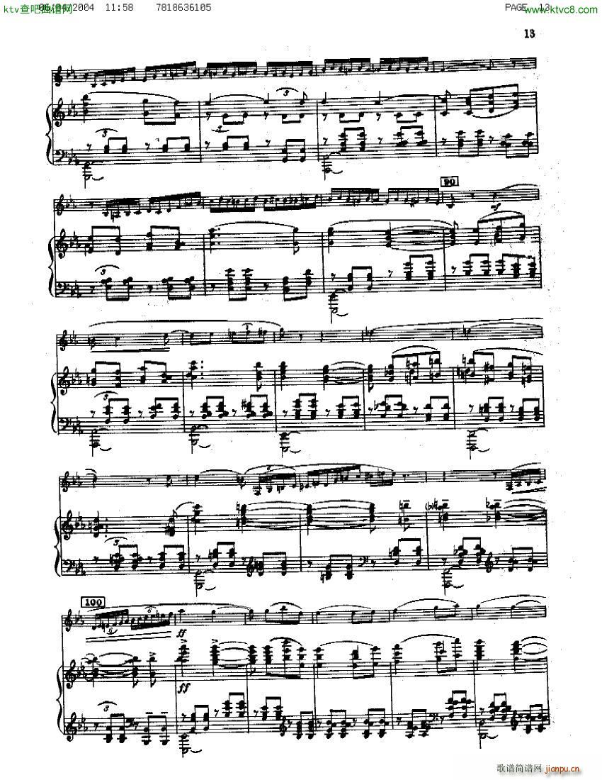 Guastavino Sonata Para Clarinete Y Piano(V)13