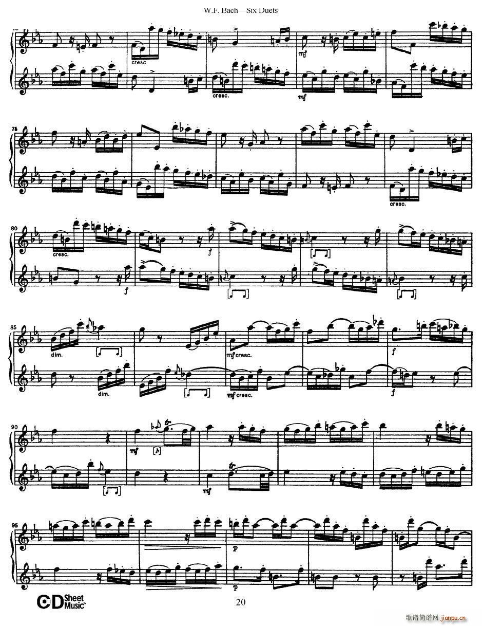 Six Duets 6׶ 3(V)7