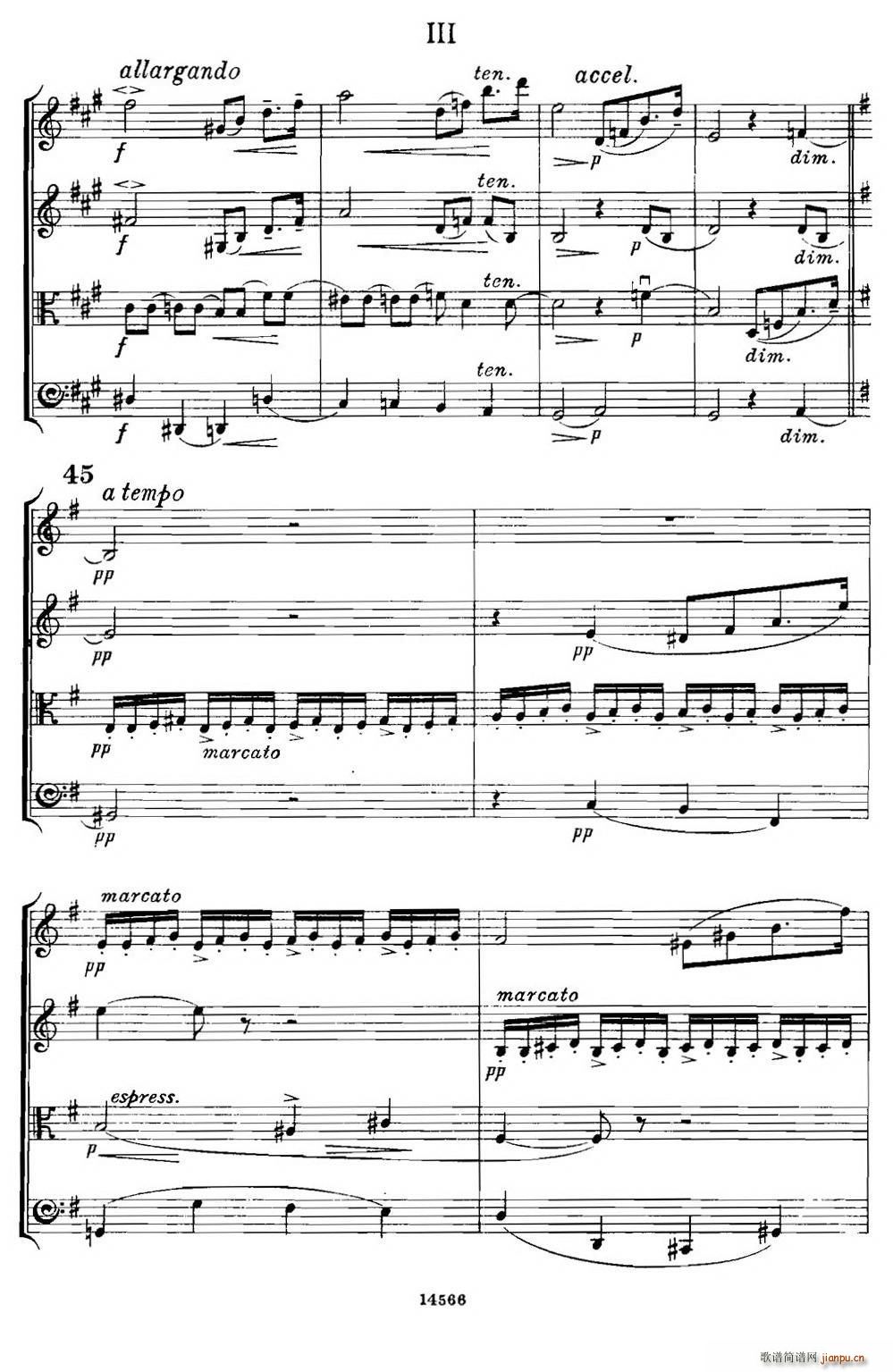 QUARTET Op 83  Ҙ(l )(V)9