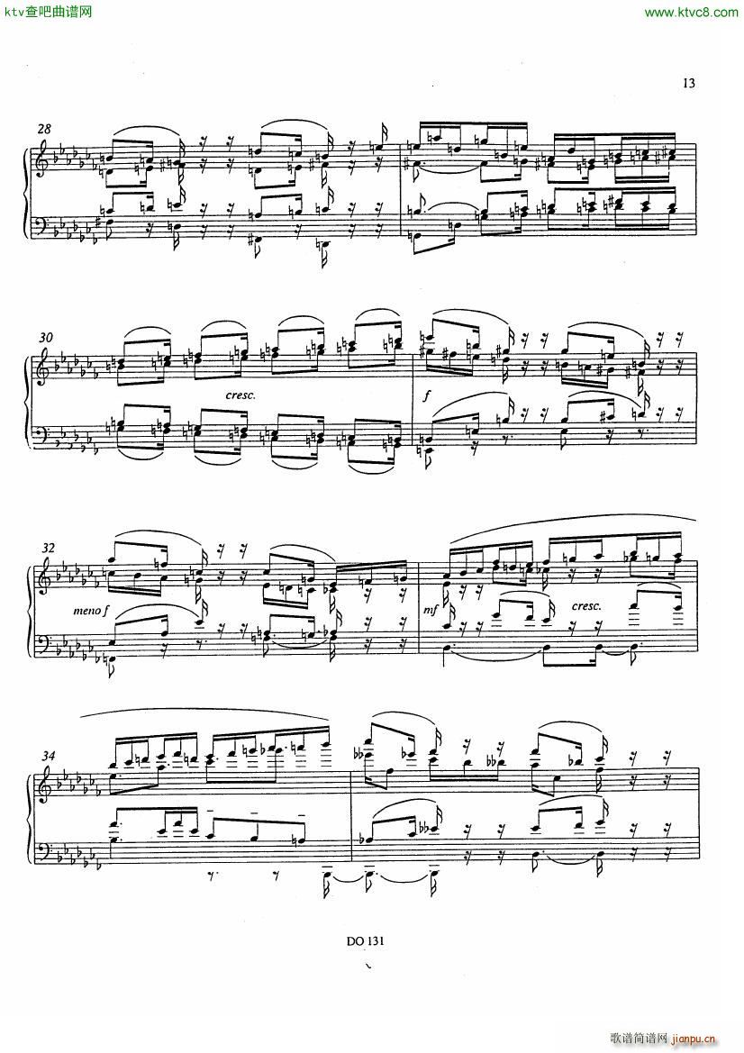 Etude No 12 Prlude et Fugue(V)11