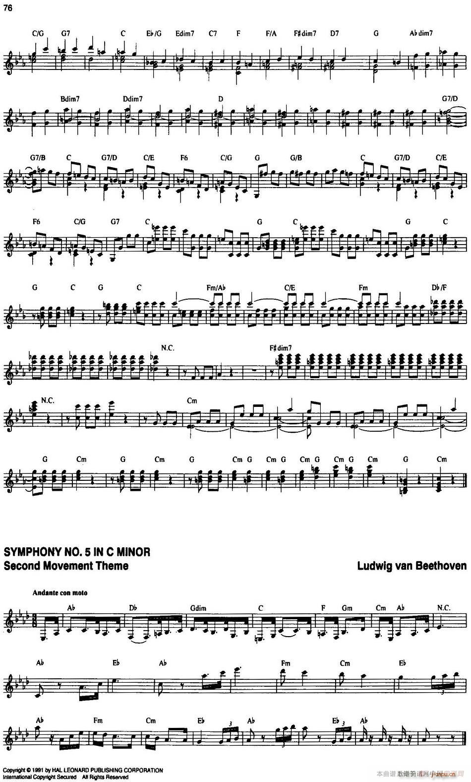 The Real Little Classical Fake Book P61 80(ʮ�ּ�����)16