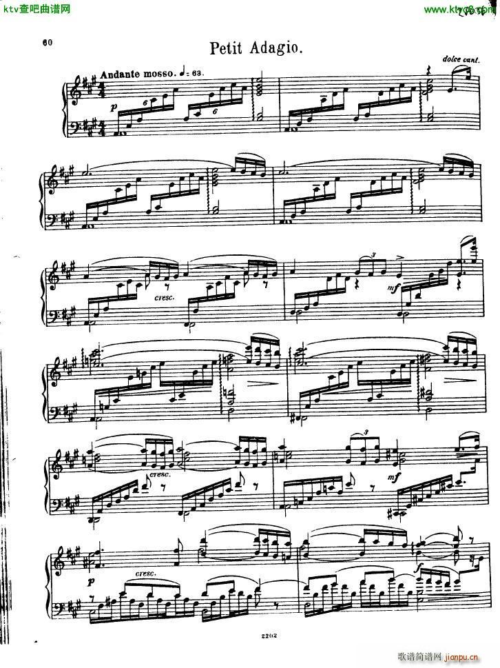Glazunov op67 The Seasons ballet Petit Adagio(V)1