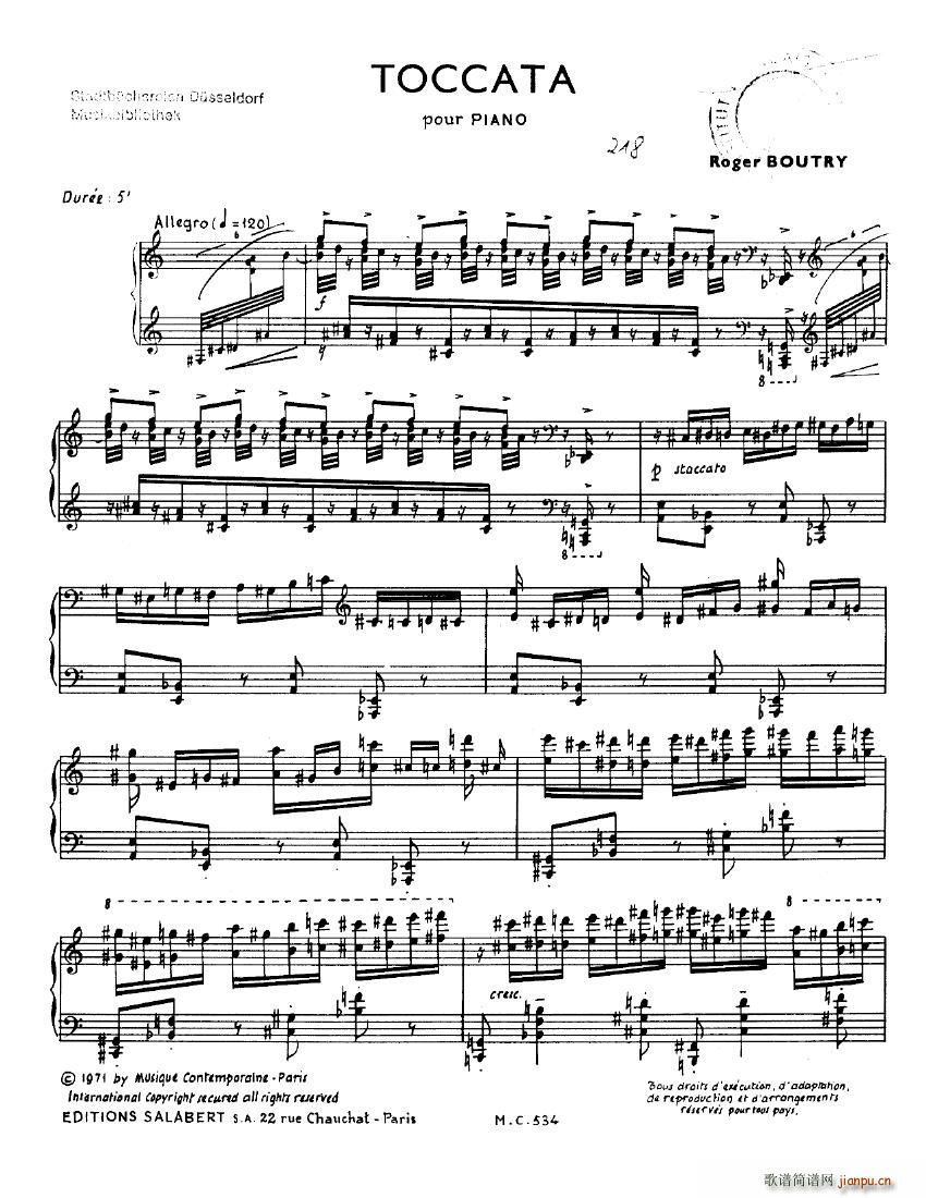 Boutry Toccata(V)1