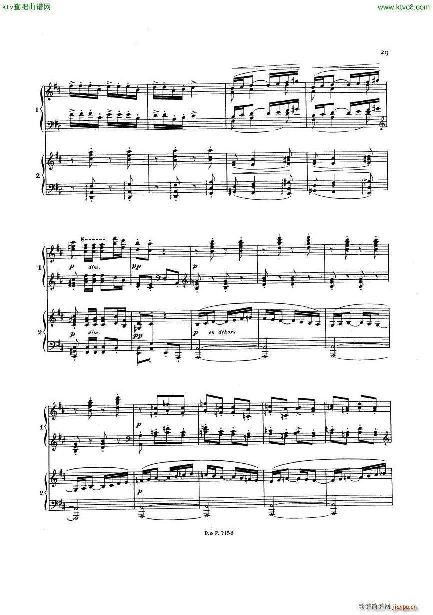 busser debussy Petite Suite 2P(V)29