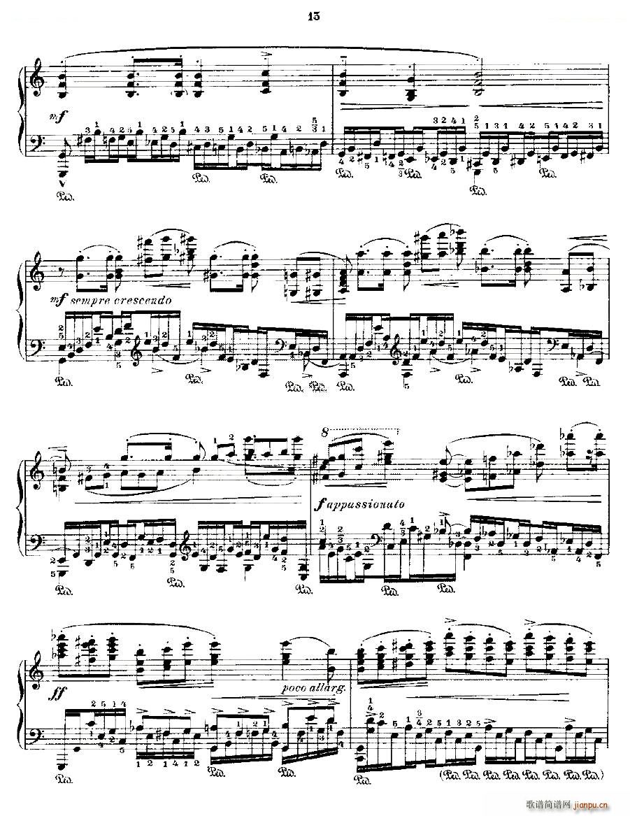 Ф  Fr Chopin Op 25 No11(V)5