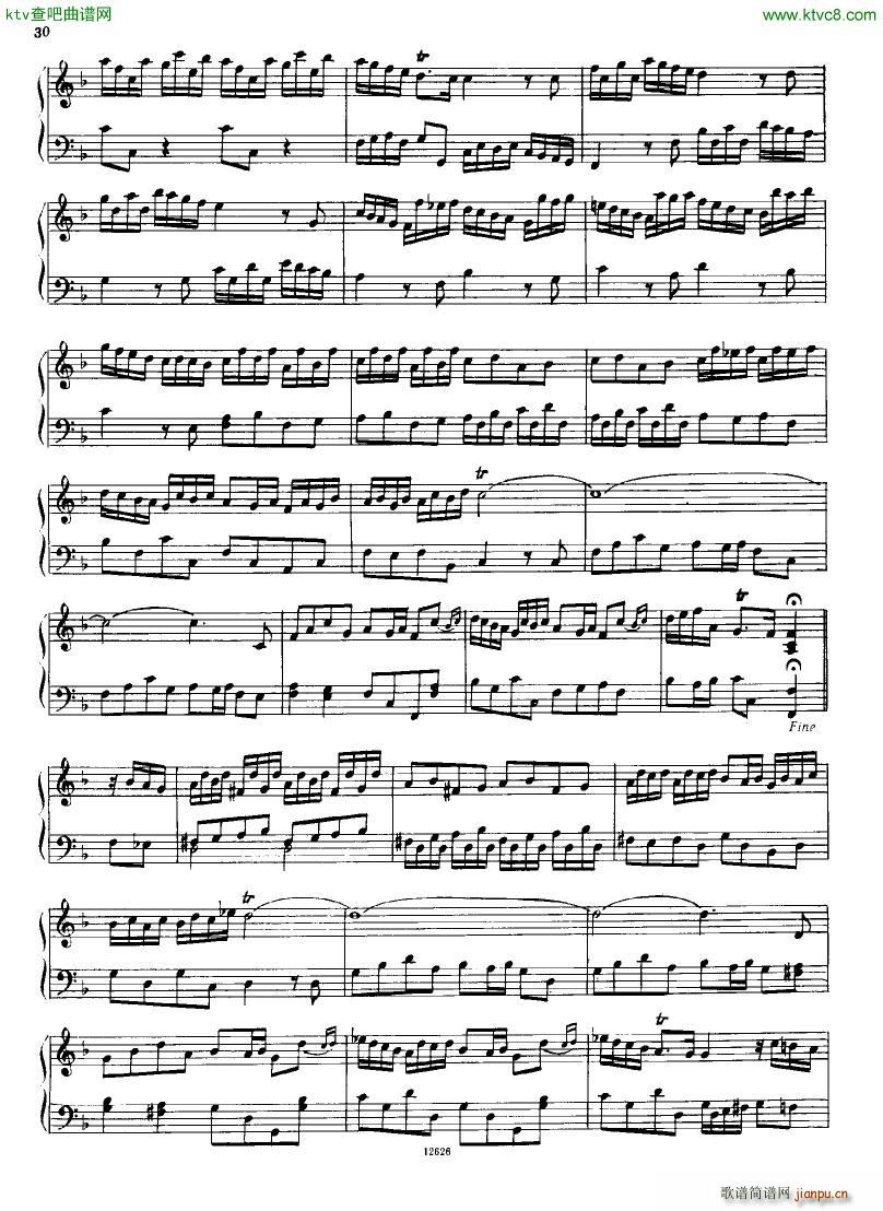 H ndel 1 Suiten for Piano Book 2(V)31